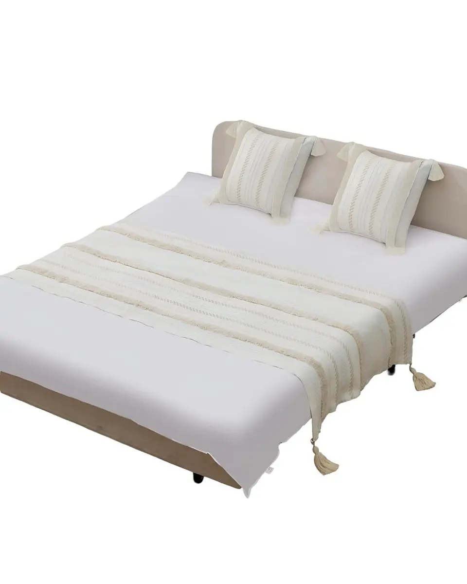 PIECERA DE CAMA DECORATIVA MODELO BOHO 2