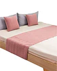 JUEGO DE PIECERA DE CAMA CON 2 FUNDAS MODELO PLUSH ROSADO - Miniatura 2