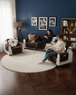 Juegos 3+1+1 de Cubre sillon reversibles con bolsas - Miniatura 5