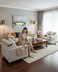 Juegos 3+1+1 de Cubre sillon reversibles con bolsas - Miniatura 2