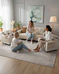 Juegos 3+1+1 de Cubre sillon reversibles con bolsas - Miniatura 5