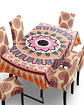 Juego Mantel De Comedor más 6 fundas de silla 140x 220 cmM3 - Miniatura 1