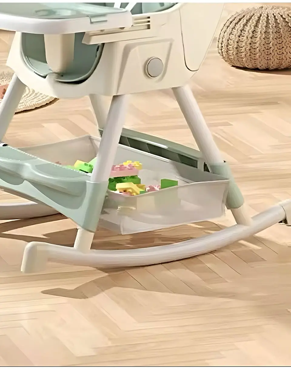 SILLA PARA BEBÉS  SILLA DE COMER MULTIFUNCIONAL AZUL 5