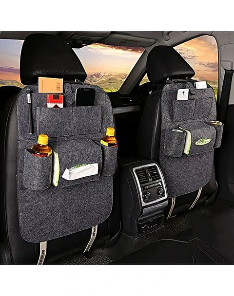 BOLSOS ORGANIZADORES PARA ASIENTOS DE AUTO PACK 2u