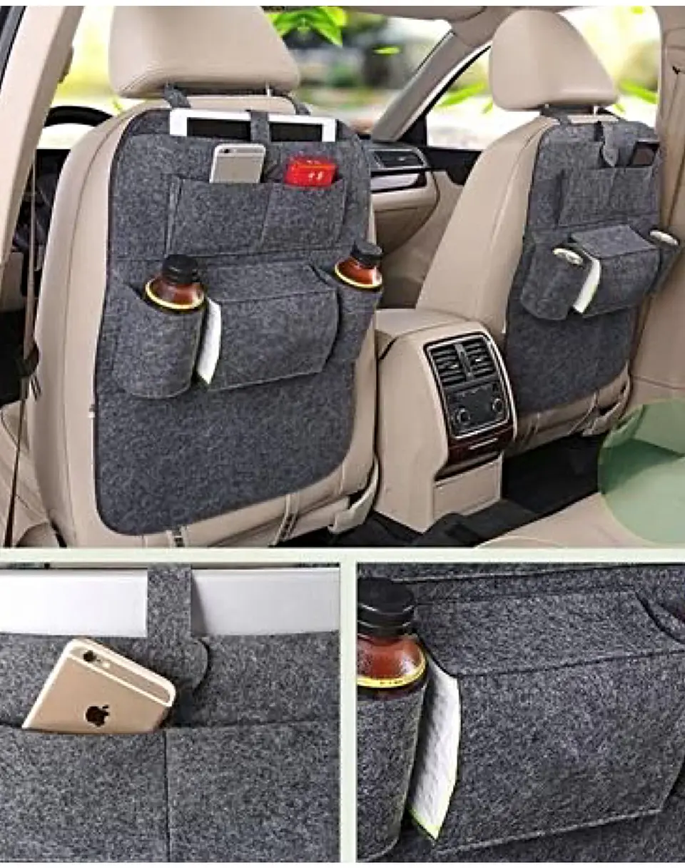 BOLSOS ORGANIZADORES PARA ASIENTOS DE AUTO PACK 2u 4