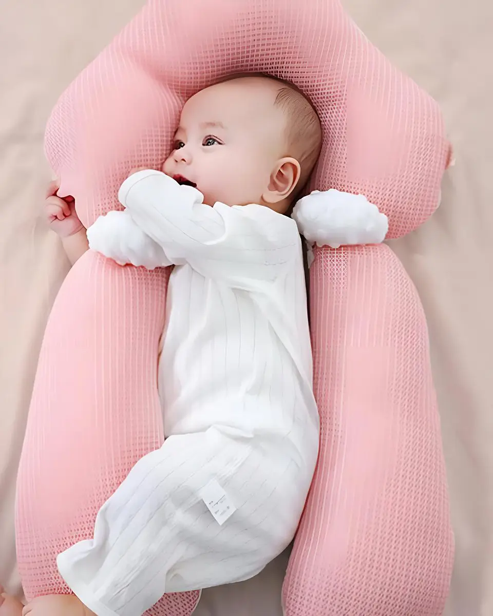 ALMOHADA COJIN MATERNAL NIDO COLECHO REFLUJO BEBE 3