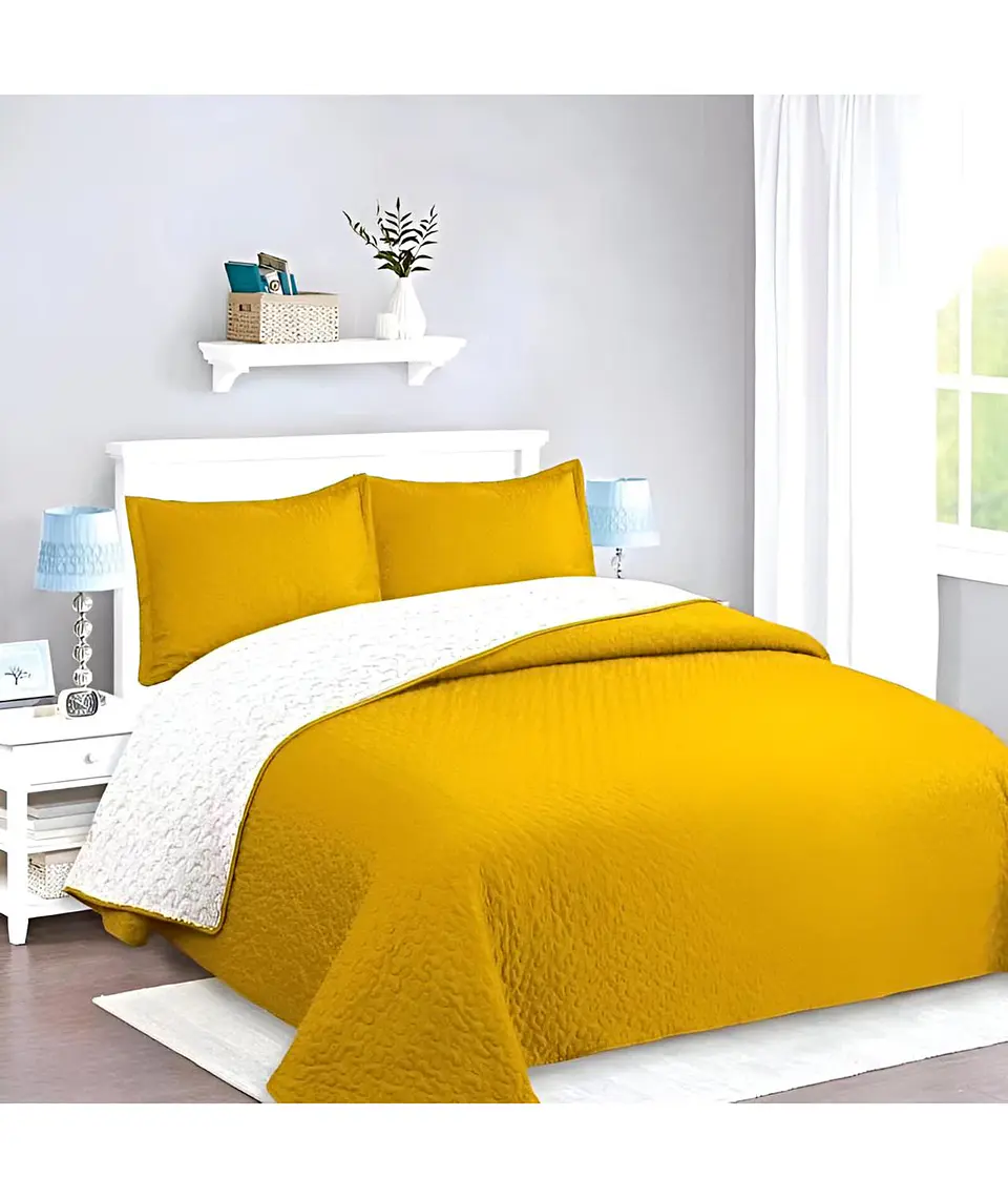 CUBRECAMA QUILT SHERPA OTOÑO INVIERNO PLAZA Y MEDIA 3