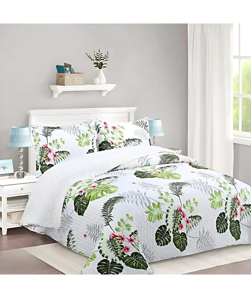CUBRECAMA QUILT SHERPA OTOÑO INVIERNO PLAZA Y MEDIA 2