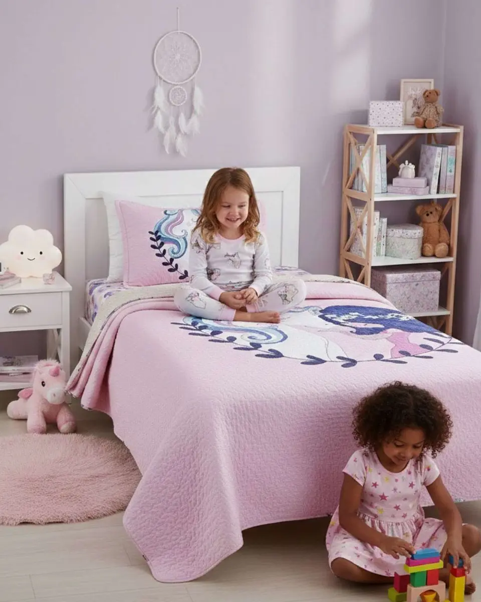 CUBRECAMA QUILT SHERPA OTOÑO INVIERNO PLAZA Y MEDIA 2