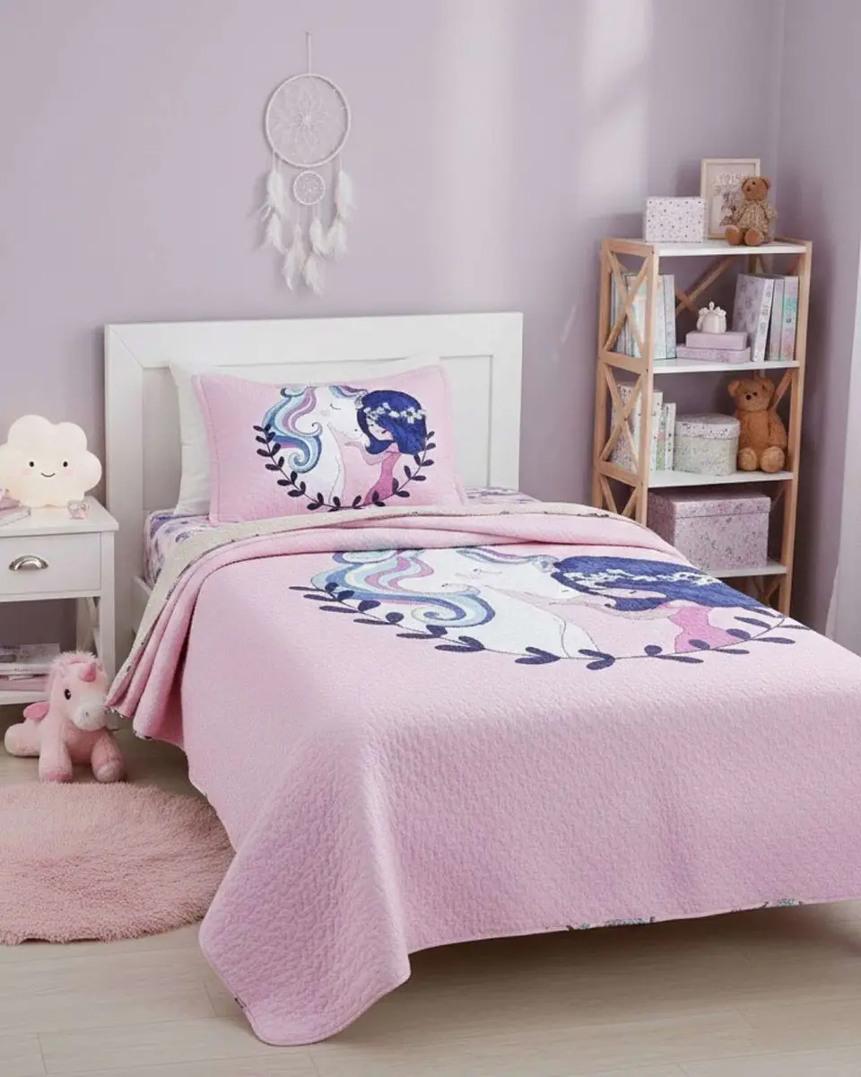 CUBRECAMA QUILT SHERPA OTOÑO INVIERNO PLAZA Y MEDIA 3