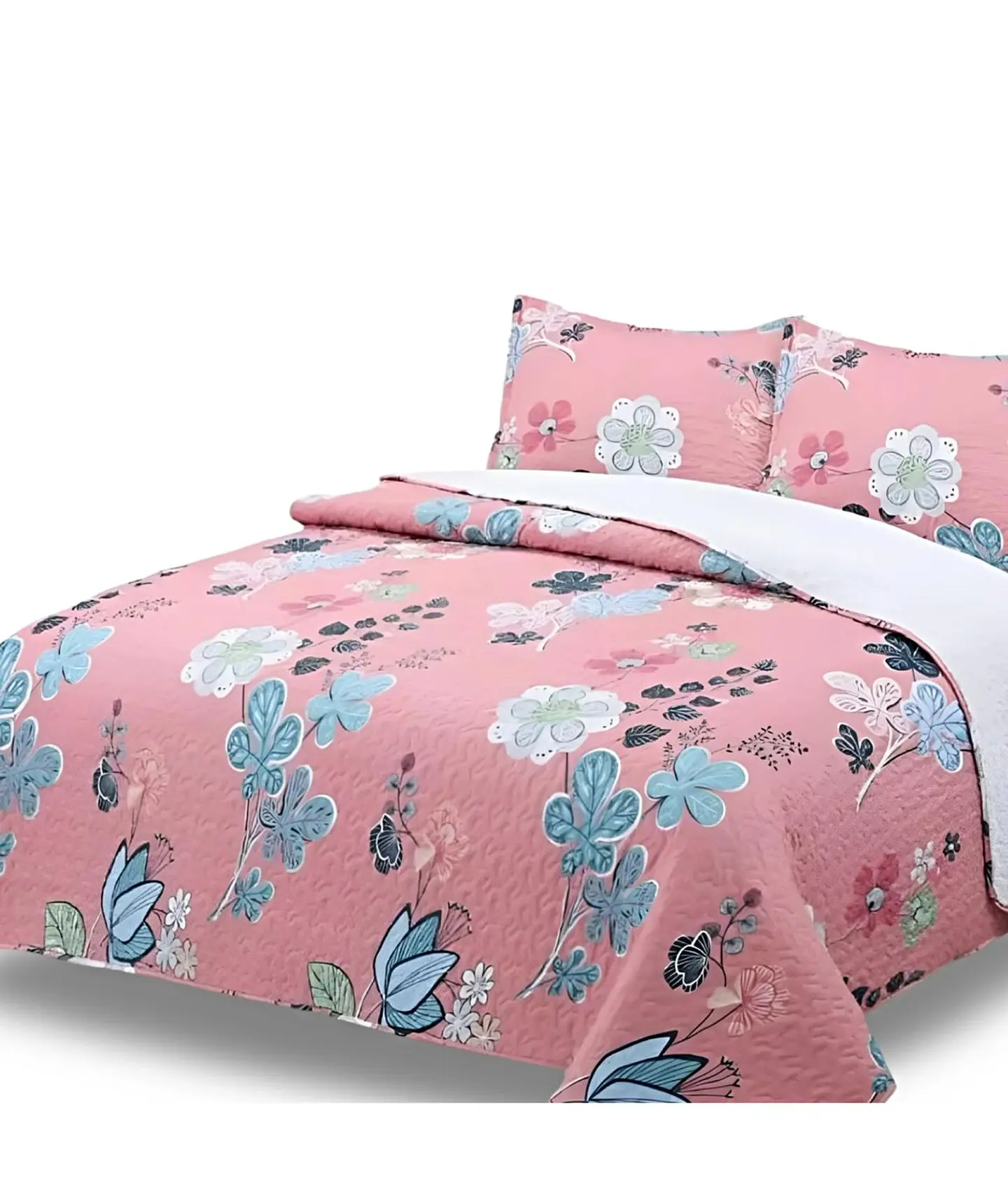 CUBRECAMA QUILT SHERPA OTOÑO INVIERNO PLAZA Y MEDIA 1
