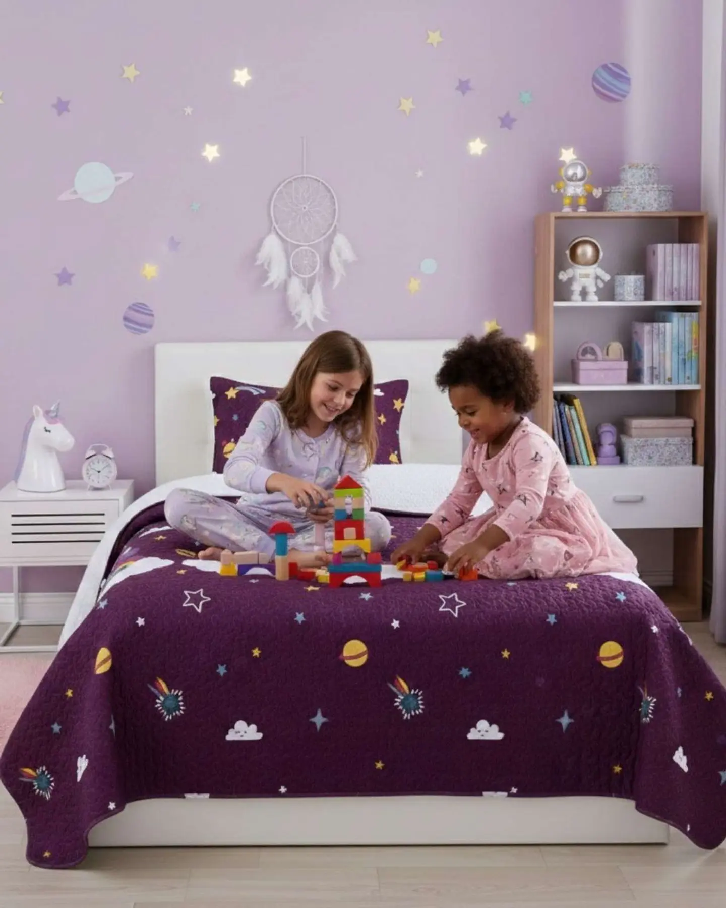 CUBRECAMA QUILT SHERPA OTOÑO INVIERNO PLAZA Y MEDIA 1