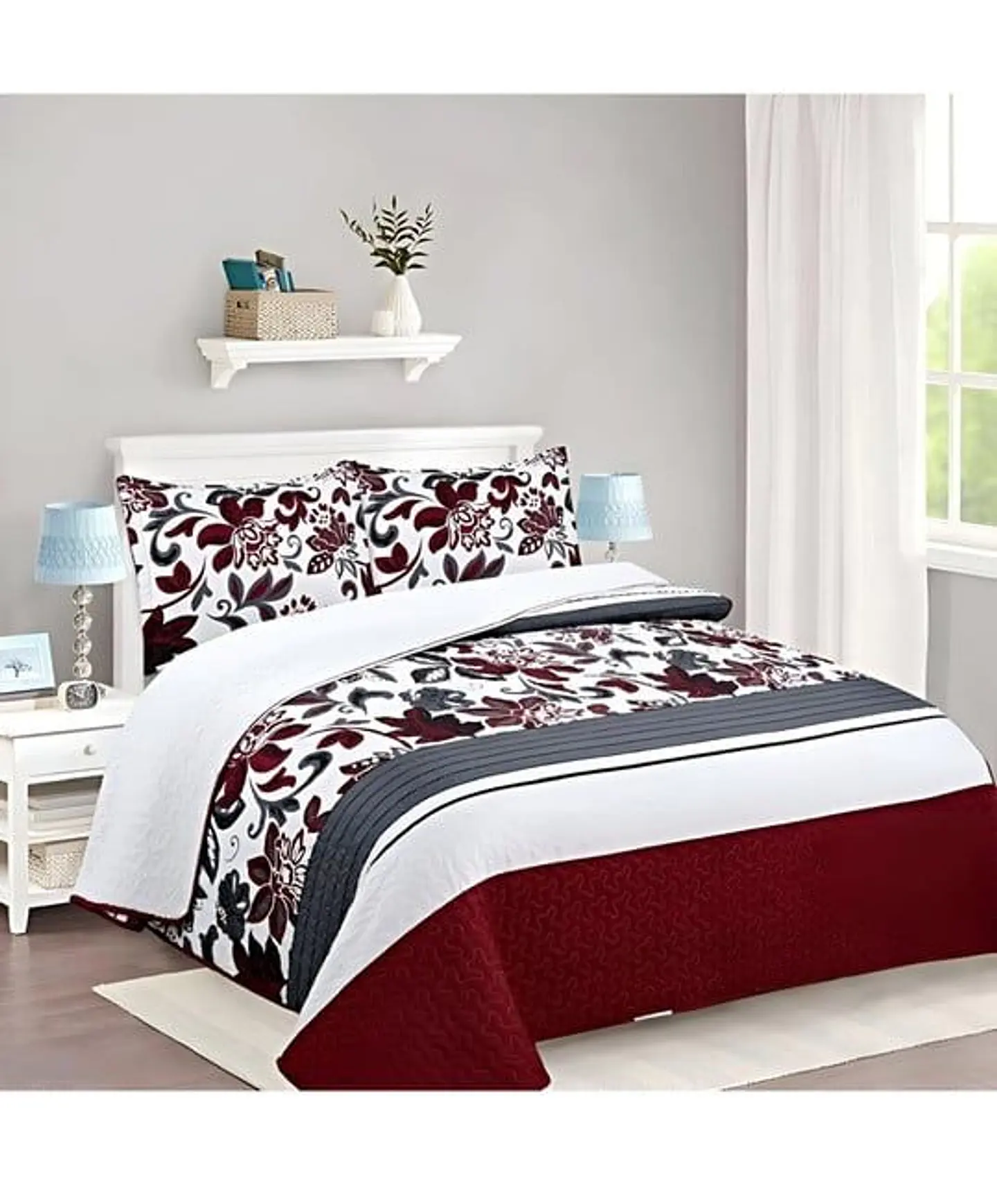 CUBRECAMA QUILT SHERPA OTOÑO INVIERNO PLAZA Y MEDIA 3