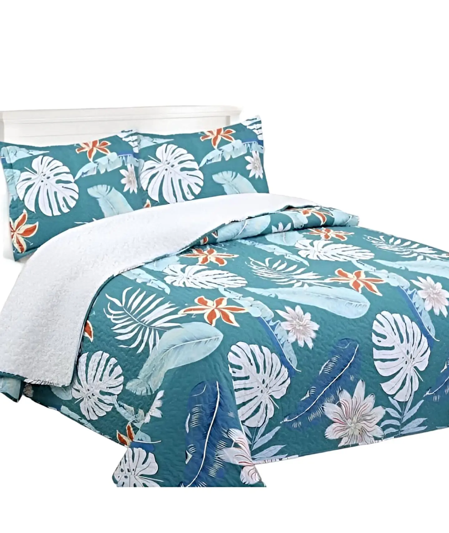 CUBRECAMA QUILT SHERPA OTOÑO INVIERNO PLAZA Y MEDIA 1