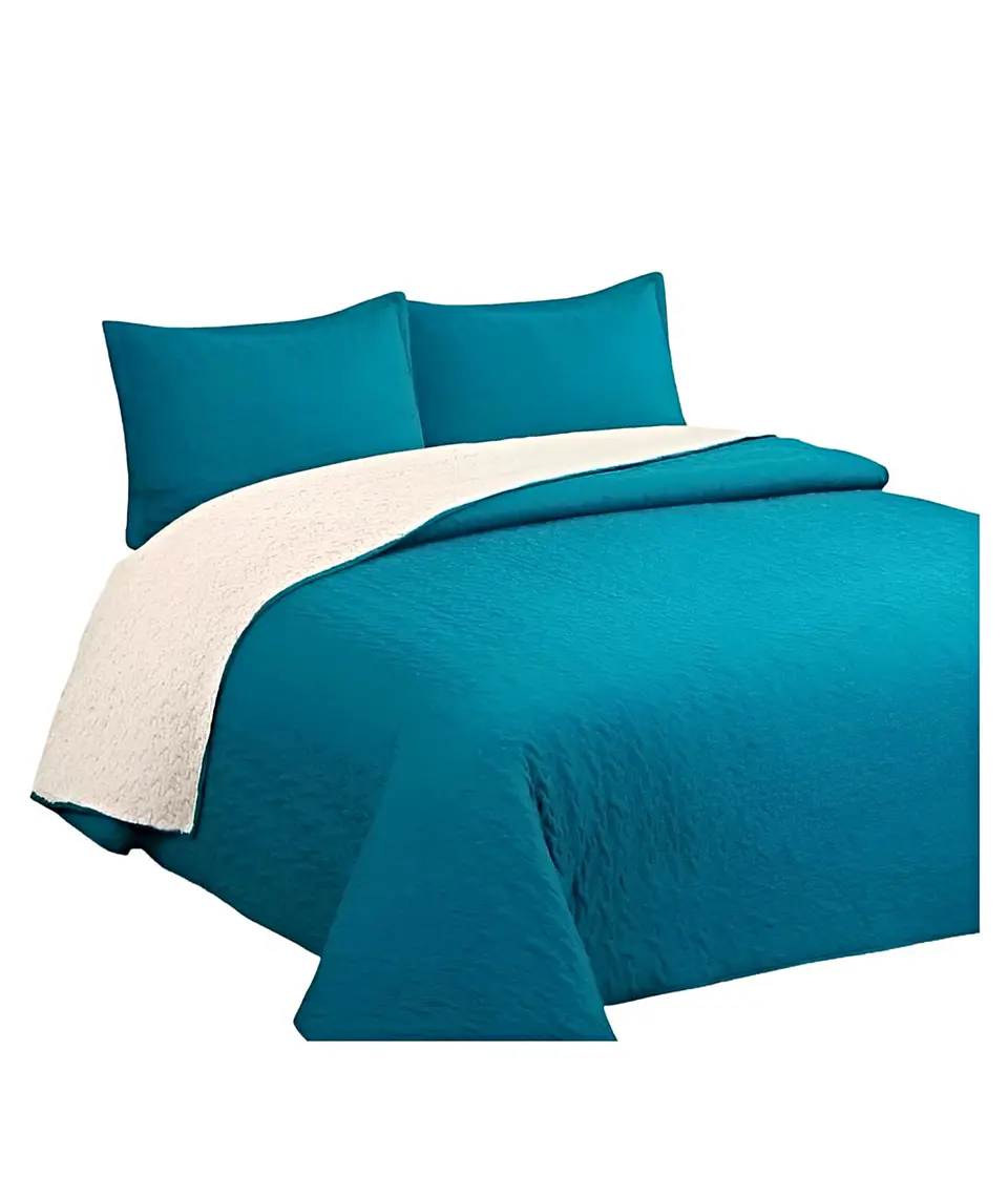 CUBRECAMA QUILT SHERPA OTOÑO INVIERNO 2 PLAZAS 1