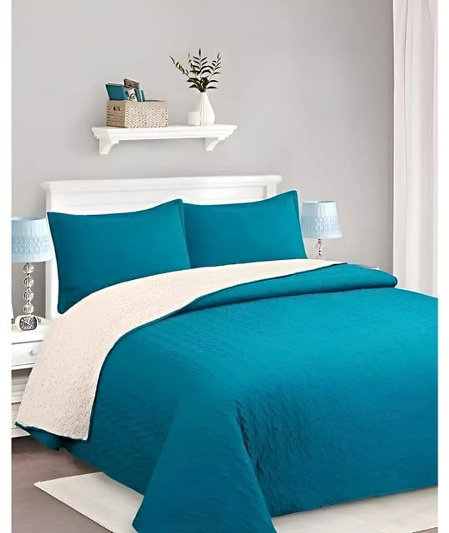 CUBRECAMA QUILT SHERPA OTOÑO INVIERNO 2 PLAZAS 3