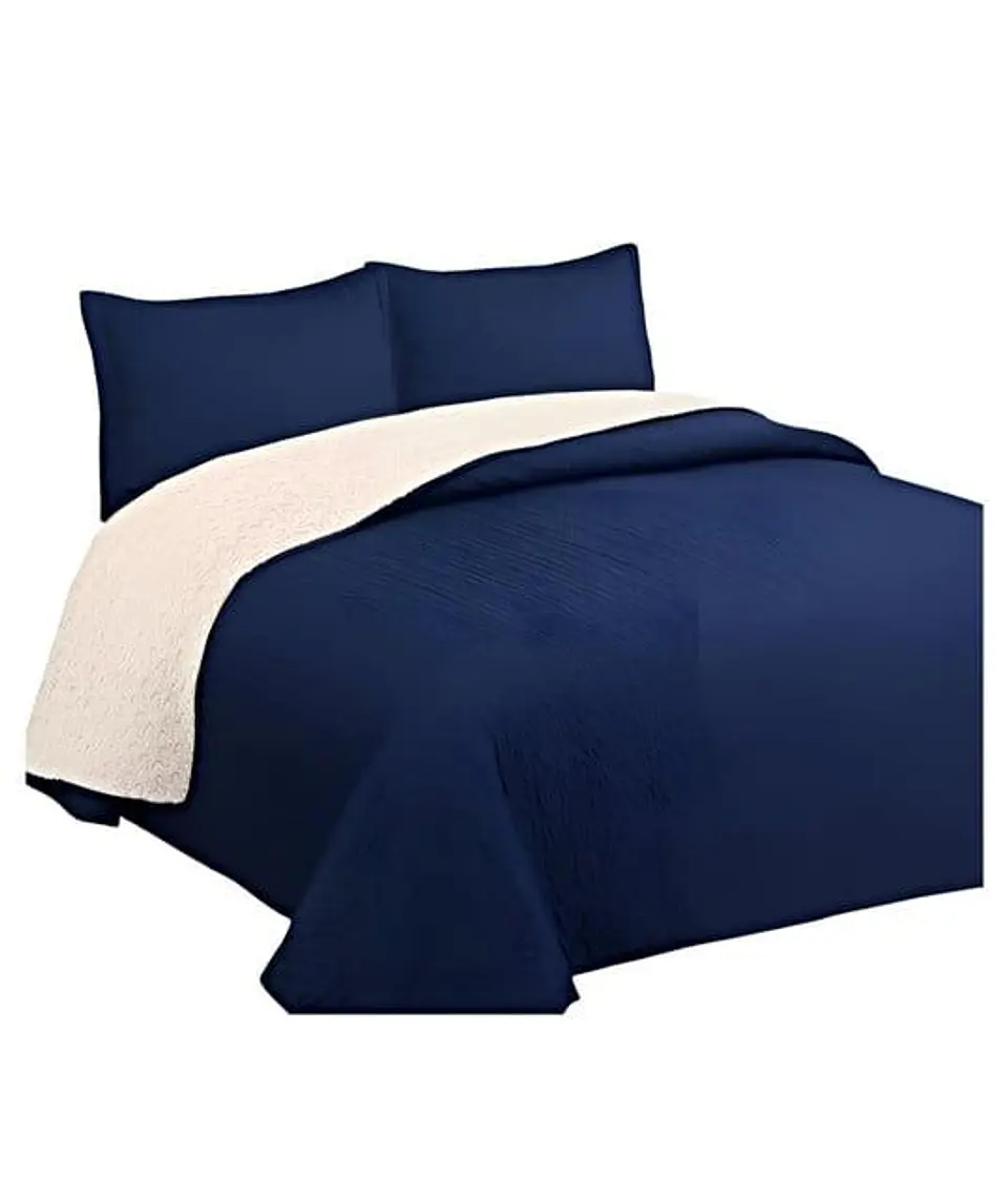 CUBRECAMA QUILT SHERPA OTOÑO INVIERNO 2 PLAZAS 1