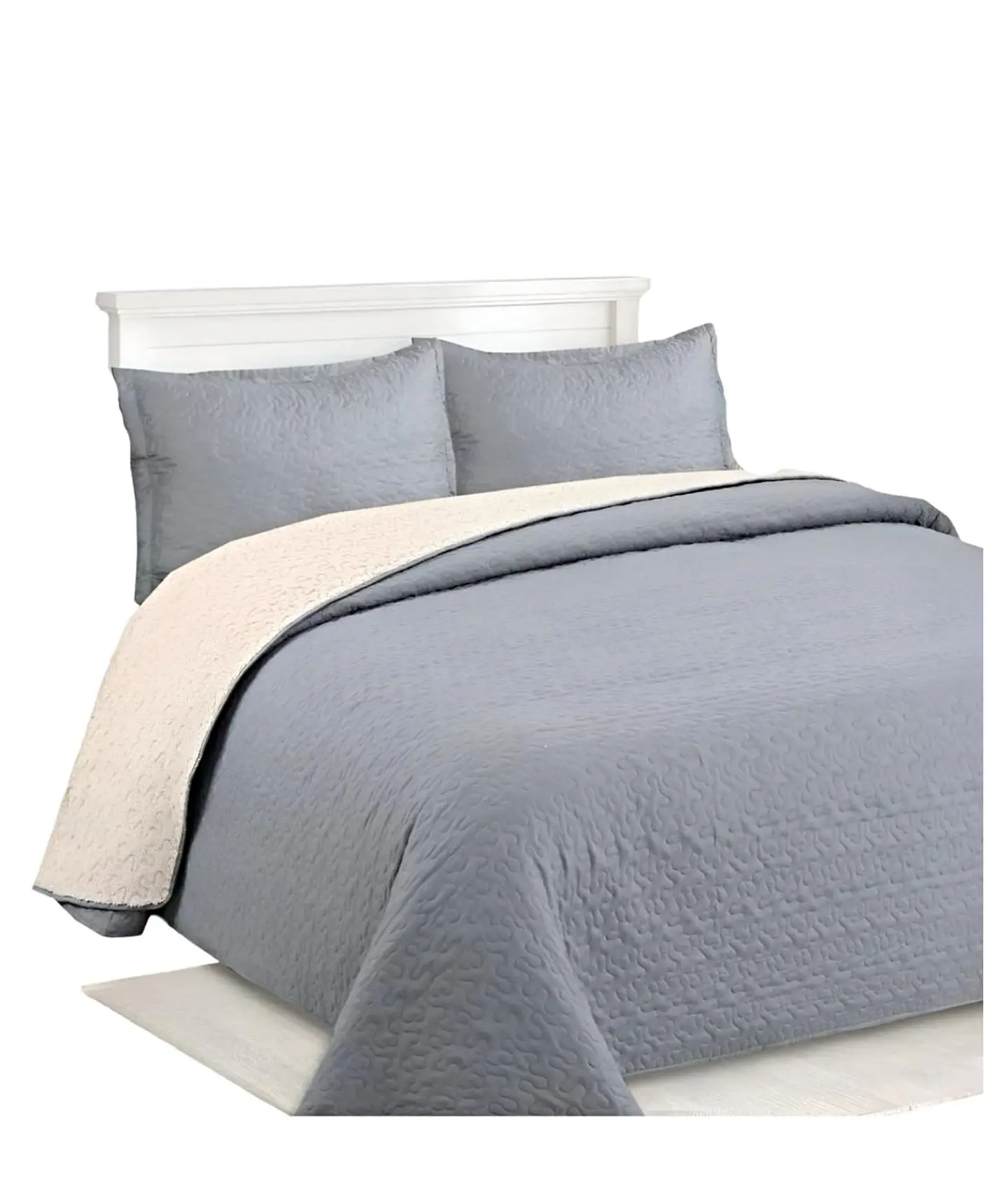 CUBRECAMA QUILT SHERPA OTOÑO INVIERNO 2 PLAZAS 2