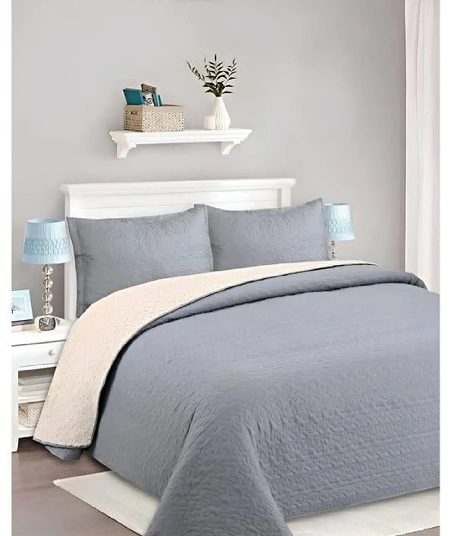 CUBRECAMA QUILT SHERPA OTOÑO INVIERNO 2 PLAZAS 3