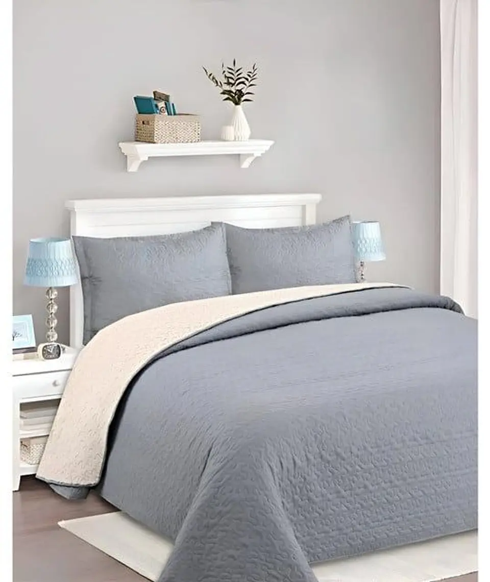 CUBRECAMA QUILT SHERPA OTOÑO INVIERNO 2 PLAZAS 3