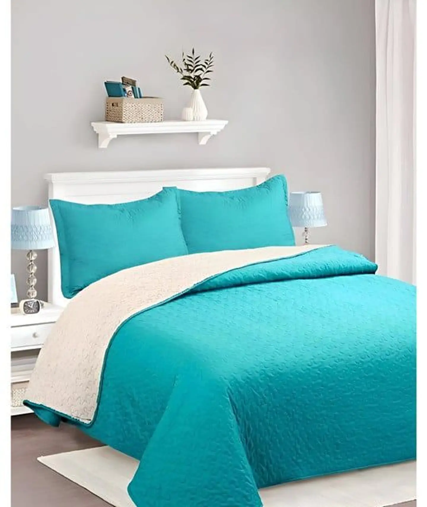CUBRECAMA QUILT SHERPA OTOÑO INVIERNO 2 PLAZAS 3