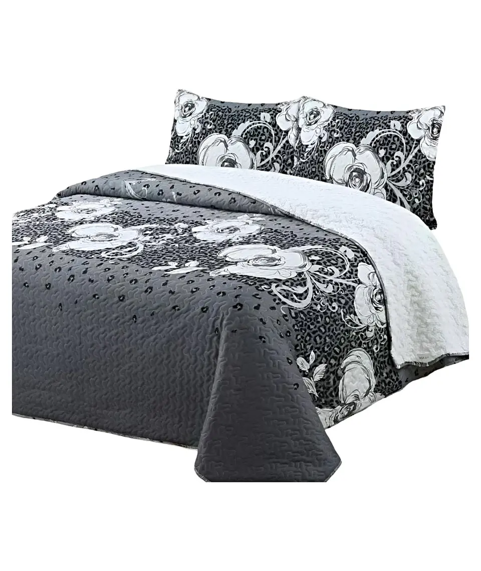 CUBRECAMA QUILT SHERPA OTOÑO INVIERNO 2 PLAZAS 2