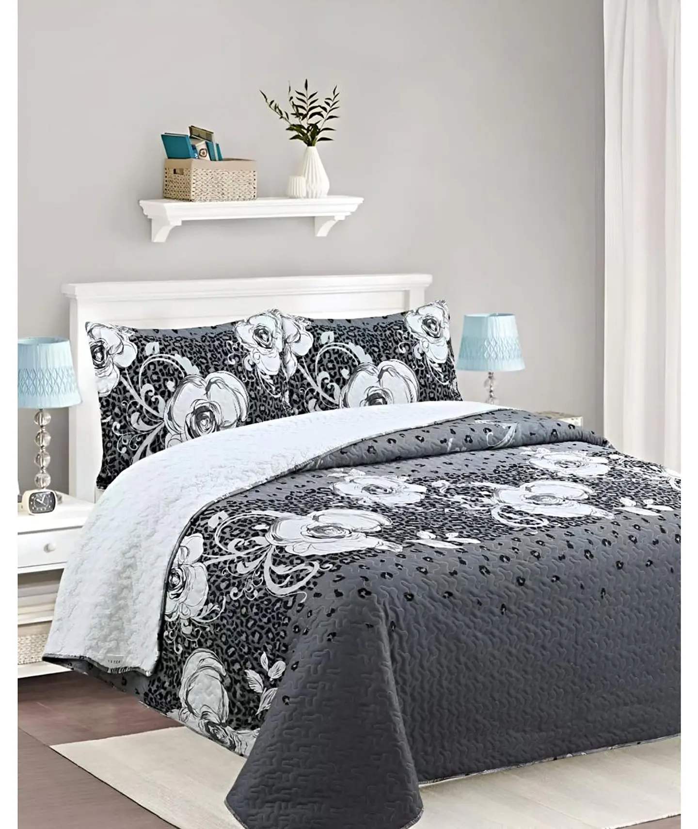 CUBRECAMA QUILT SHERPA OTOÑO INVIERNO 2 PLAZAS 3