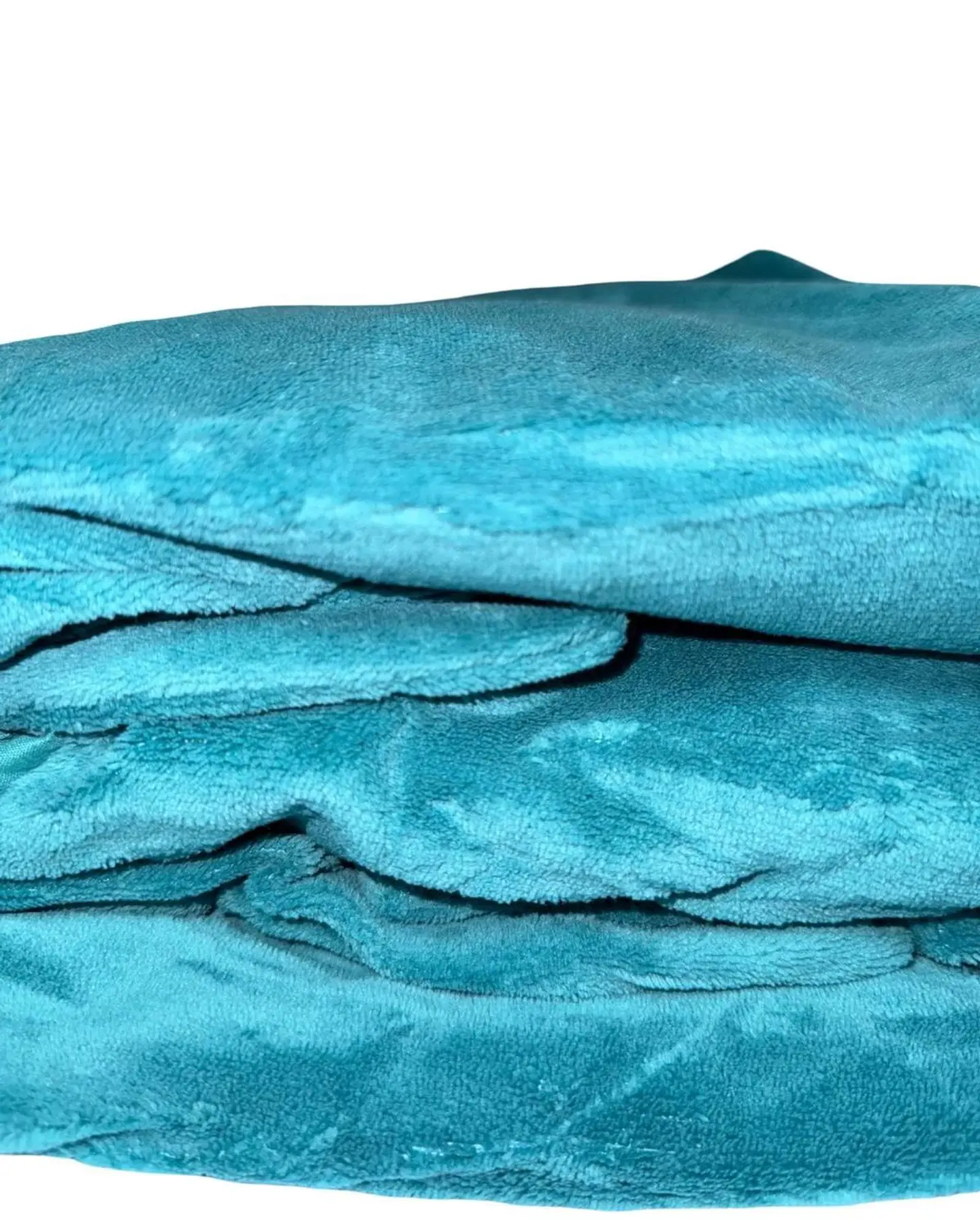 Cubre Colchon Protector Impermeable Plush - Turquesa - 1,5 plazas 2