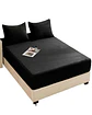 Cubre Colchon Protector Impermeable Plush - Negro - 2 plazas - Miniatura 1