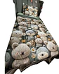 CUBRECAMA QUILT DE VERANO NIÑA NIÑO INFANTIL OSO VERDE - Miniatura 1