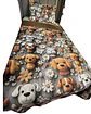 CUBRECAMA QUILT DE VERANO NIÑA NIÑO INFANTIL PERRO - Miniatura 1