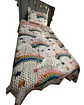 CUBRECAMA QUILT DE VERANO NIÑA NIÑO INFANTIL ARCOIRIS - Miniatura 1