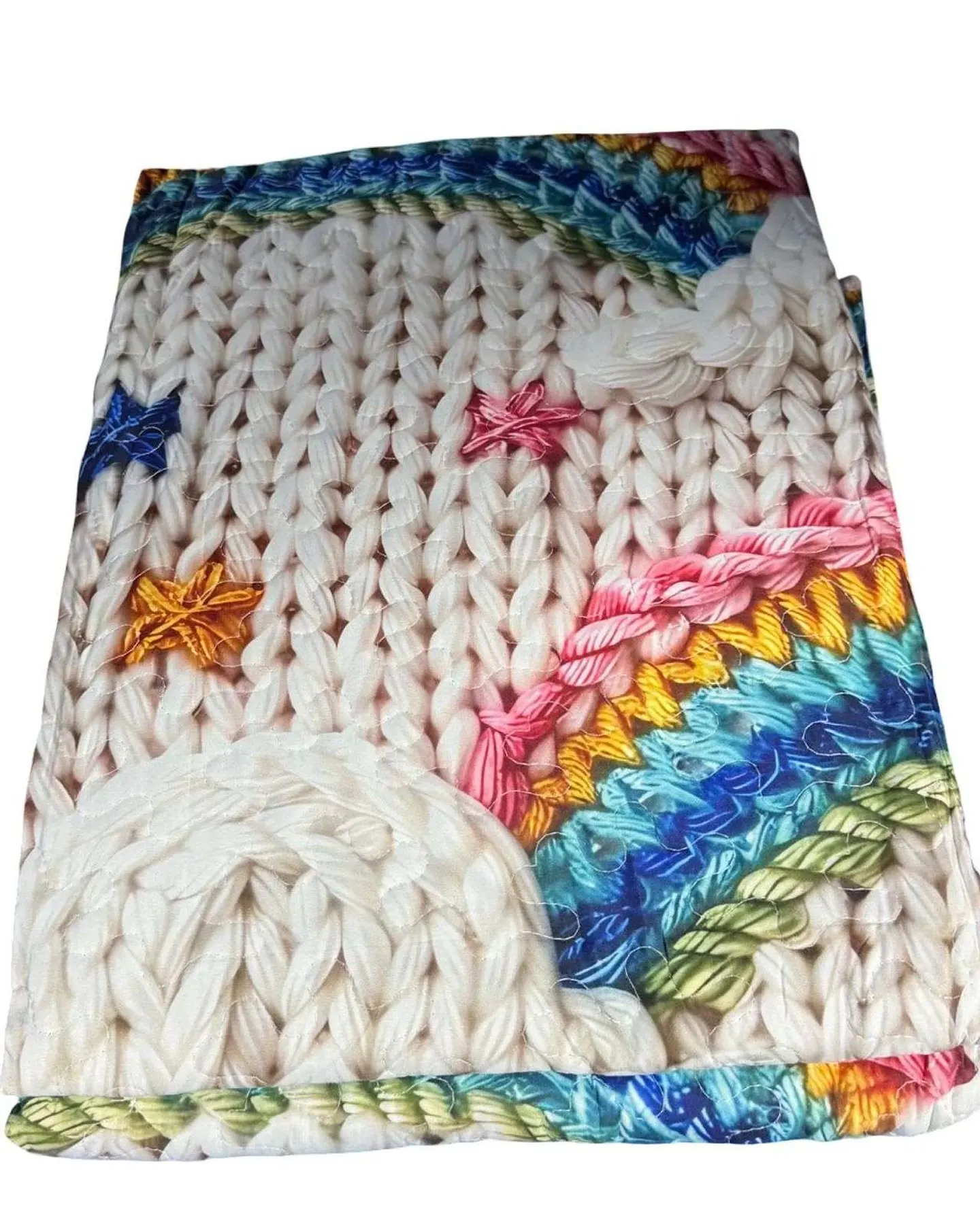 CUBRECAMA QUILT DE VERANO NIÑA NIÑO INFANTIL ARCOIRIS 2