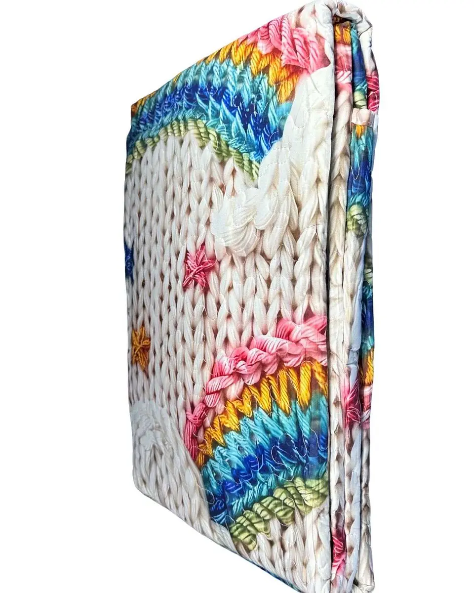 CUBRECAMA QUILT DE VERANO NIÑA NIÑO INFANTIL ARCOIRIS 4