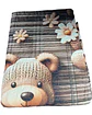 CUBRECAMA QUILT DE VERANO NIÑA NIÑO INFANTIL OSO CAFÉ - Miniatura 3