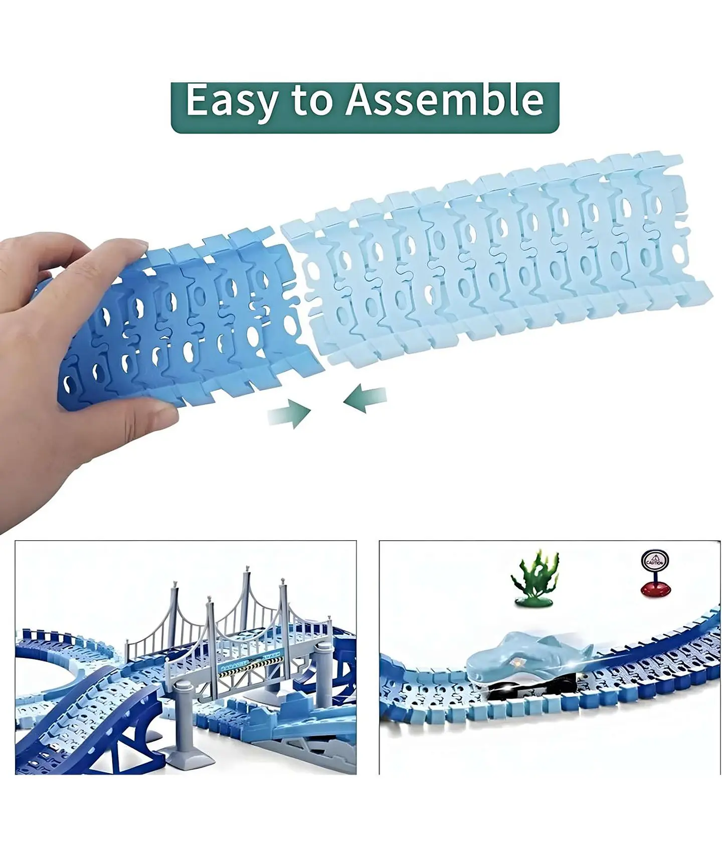 Pista de Auto Tiburón Shark Electrica Para Niños 3