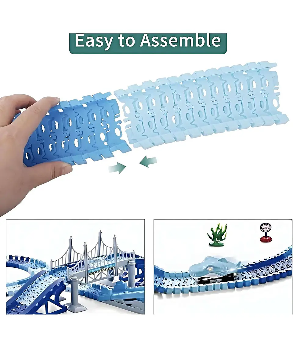 Pista de Auto Tiburón Shark Electrica Para Niños 3