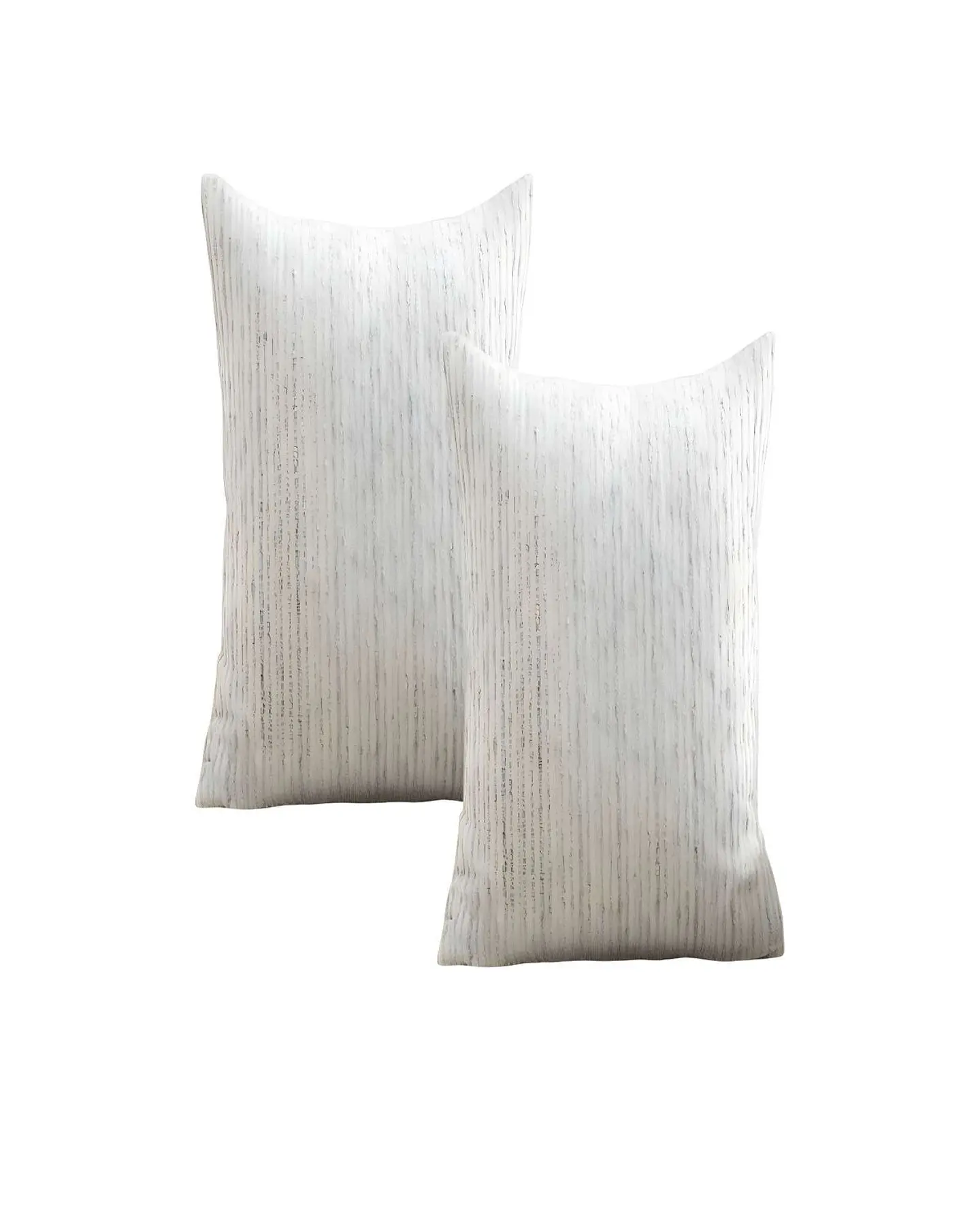 PACK DE 2 FUNDAS DE COJIN CHENILLE LINEA GRIS 2