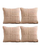 PACK DE 4 FUNDAS PELUDA EMPALMADA BEIGE - Miniatura 2