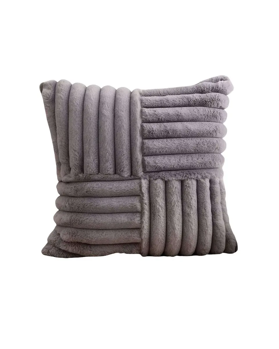 PACK DE 4 FUNDAS PELUDA EMPALMADA MORADO 1