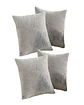 PACK DE 4 FUNDAS DE COJIN FELPA GRIS - Miniatura 1
