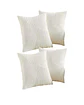 PACK DE 4 FUNDAS DE COJIN FELPA BLANCO - Miniatura 1
