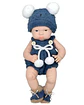 Muñeca bebé realista niña infantil baby so lovely azul - Miniatura 2