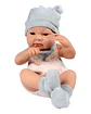 Muñeca bebé realista niña infantil babydoll celeste - Miniatura 1