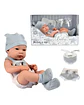 Muñeca bebé realista niña infantil babydoll celeste - Miniatura 3