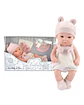 Muñeca bebé realista niña infantil babydoll Rosa - Miniatura 3