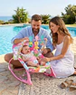 Silla Mecedora Multifuncional De Bebe Rosa 3 En 1 - Miniatura 2