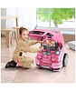 Juguete Auto Para Reparar Con Luces Sonidos Y Accesorios Rosa - Miniatura 3