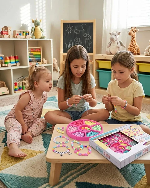 Set De Manualidades Para Crear Pulseras Y Joyería Infantil 02