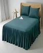 FALDON DE CAMA SIN FUNDA 2 PLAZAS VERDE - Miniatura 3
